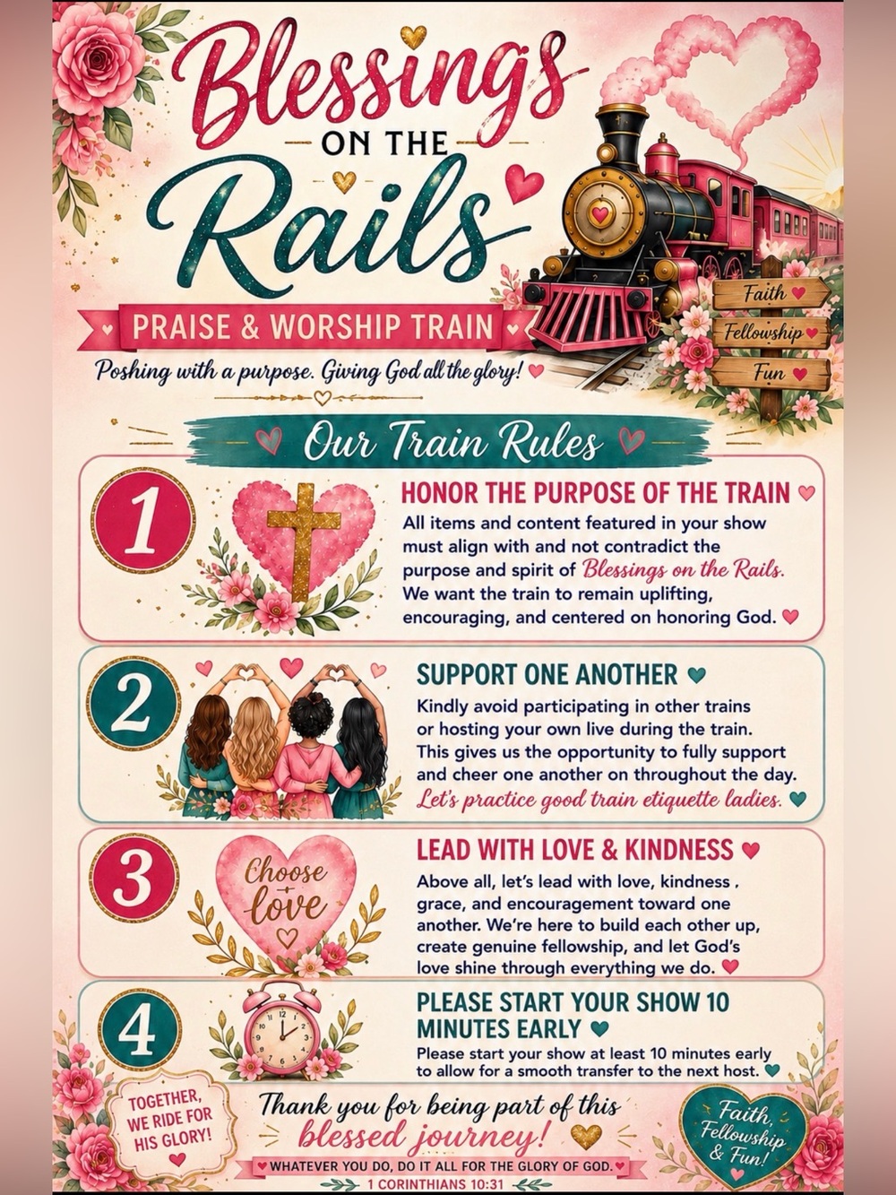 Blessings on the Rails Raid Train - Picture 6 of 7